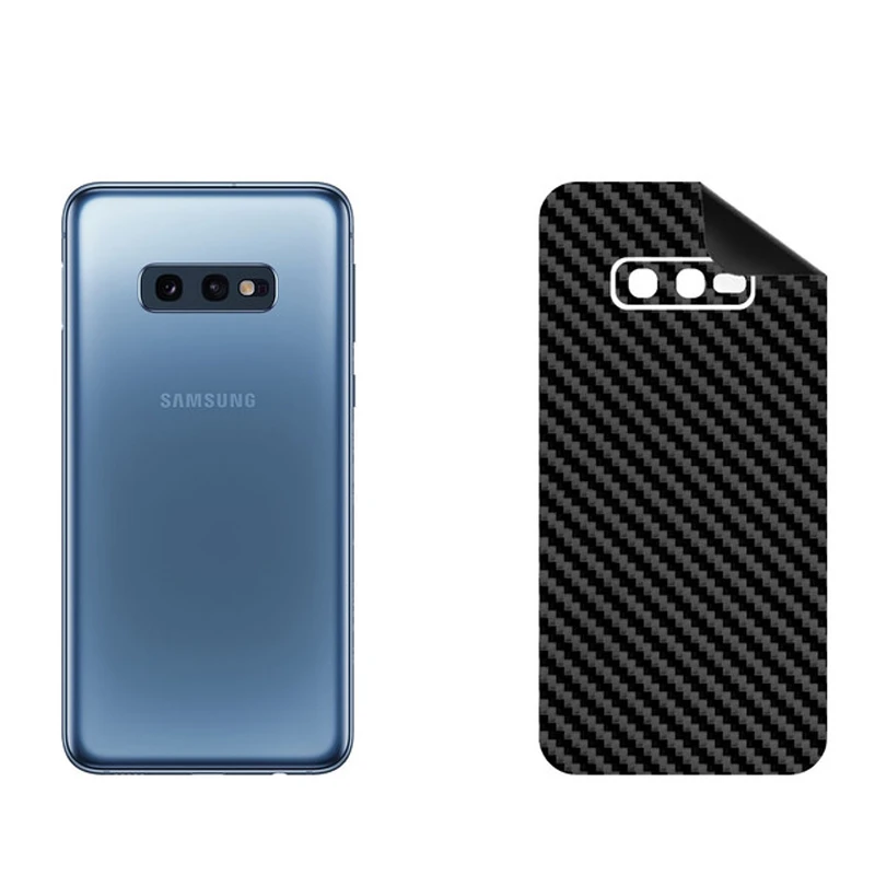 برچسب پوششی بستور مدل BT-Fiber طرح فیبر کربن مناسب برای گوشی موبایل سامسونگ Galaxy S10e