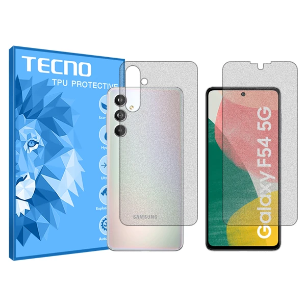 محافظ صفحه نمایش مات تکنو  مدل HyMTT  مناسب برای گوشی موبایل سامسونگ Galaxy F54  به همراه محافظ پشت گوشی