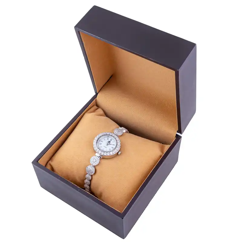 ساعت مچی عقربه ای نقره زنانه مدل AVN_012