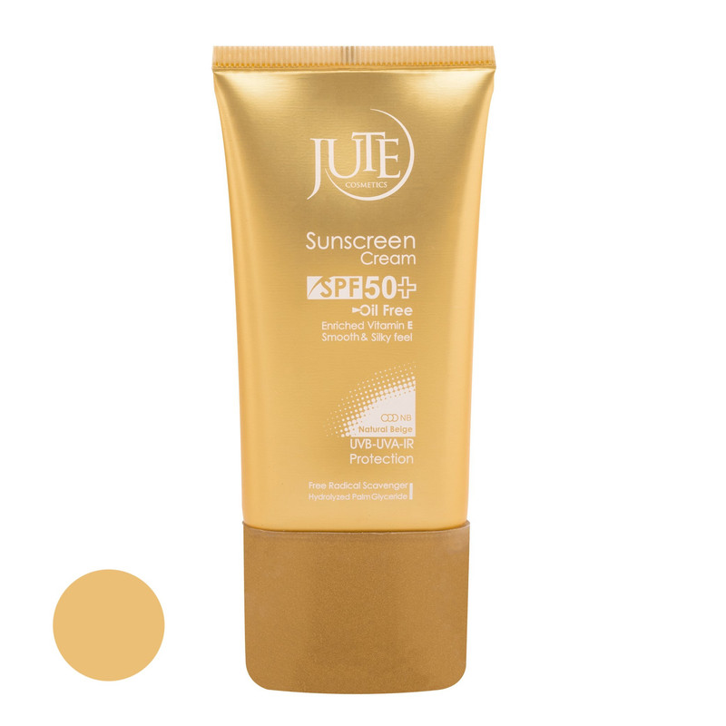 کرم ضد آفتاب رنگی ژوت SPF 50 مدل N B مناسب پوست های چرب و مختلط حجم 40 میلی لیتر