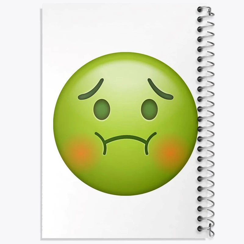 دفتر لیست خرید 50 برگ خندالو طرح ایموجی کد 24660