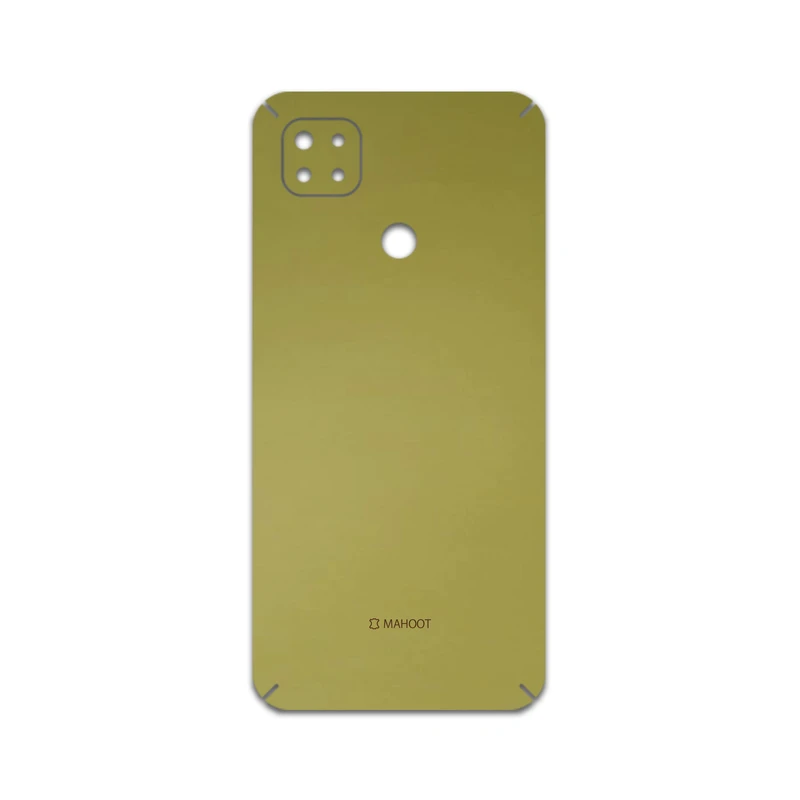 برچسب پوششی ماهوت مدل Matte-Gold مناسب برای گوشی موبایل شیائومی Redmi 9C NFC