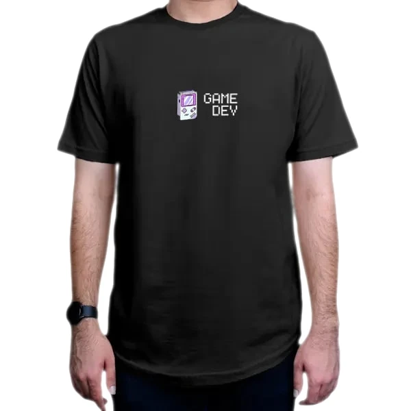 تی شرت آستین کوتاه مردانه مدل برنامه نویسی طرح Game Dev2
