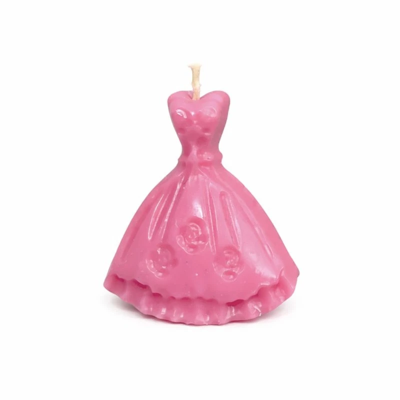 شمع تولد مدل گیفت پیراهن زمان اتمام 1 ساعت بسته 6 عددی