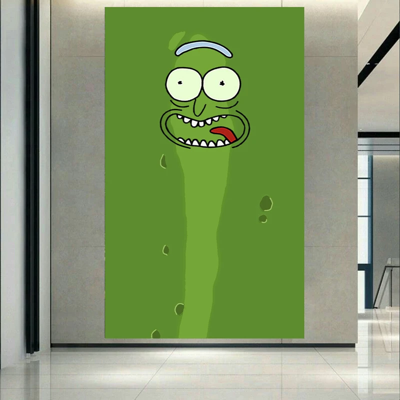 پوستر طرح ریک و مورتی مدل Pickle Rick کد AR21290