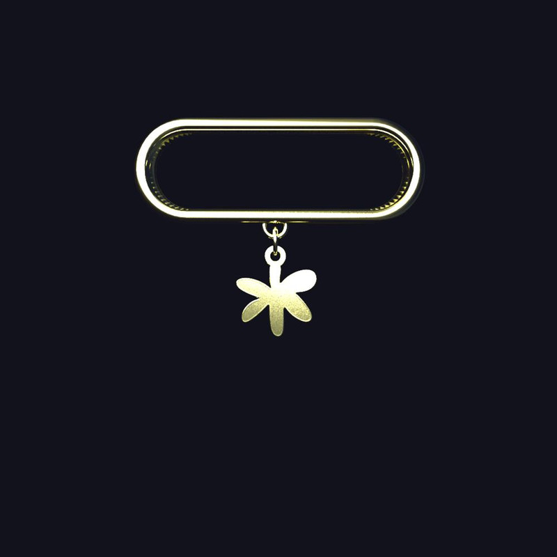 آویز ساعت طلا 18 عیار زنانه مدوپد مدل گل کد SE1-1806 آویز ساعت طلا 18 عیار زنانه مدوپد مدل گل کد SE1-1806