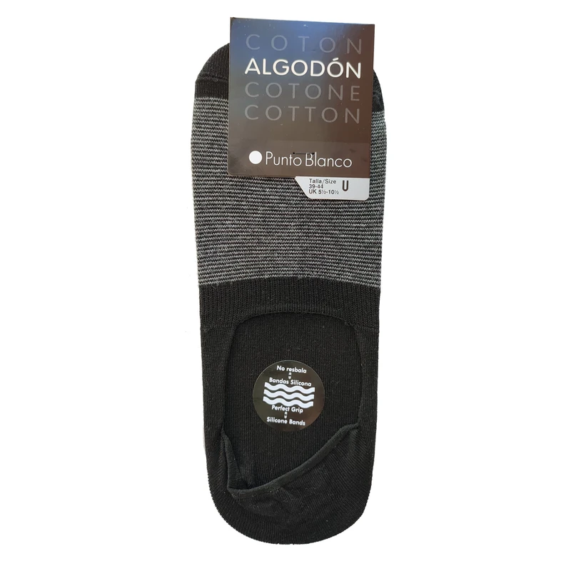 جوراب کالج مردانه پونتو بلانکو مدل کتان آلگادون طرح دار 090-00-74698