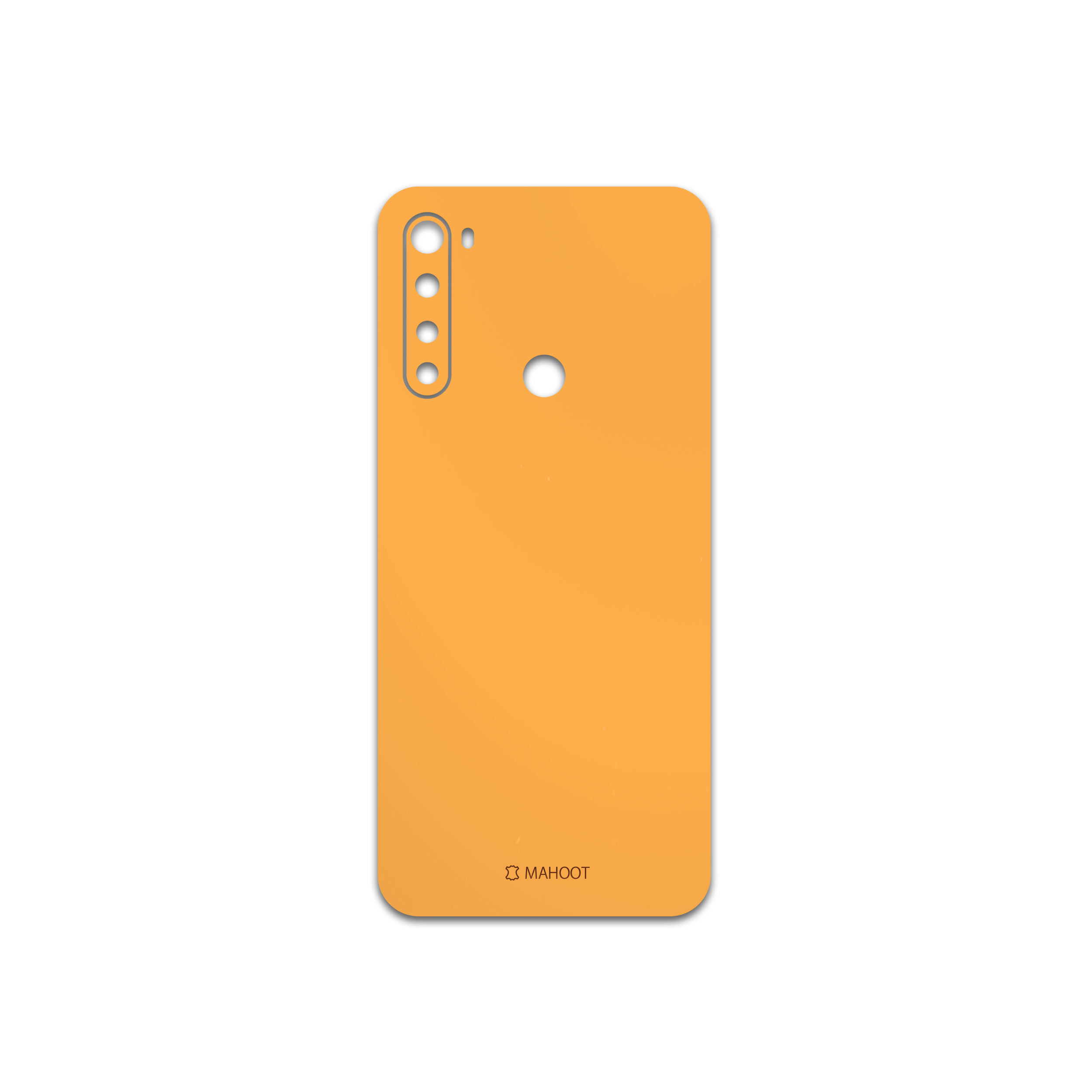 برچسب پوششی ماهوت مدل Matte-Orange مناسب برای گوشی موبایل شیائومی Redmi Note 8T