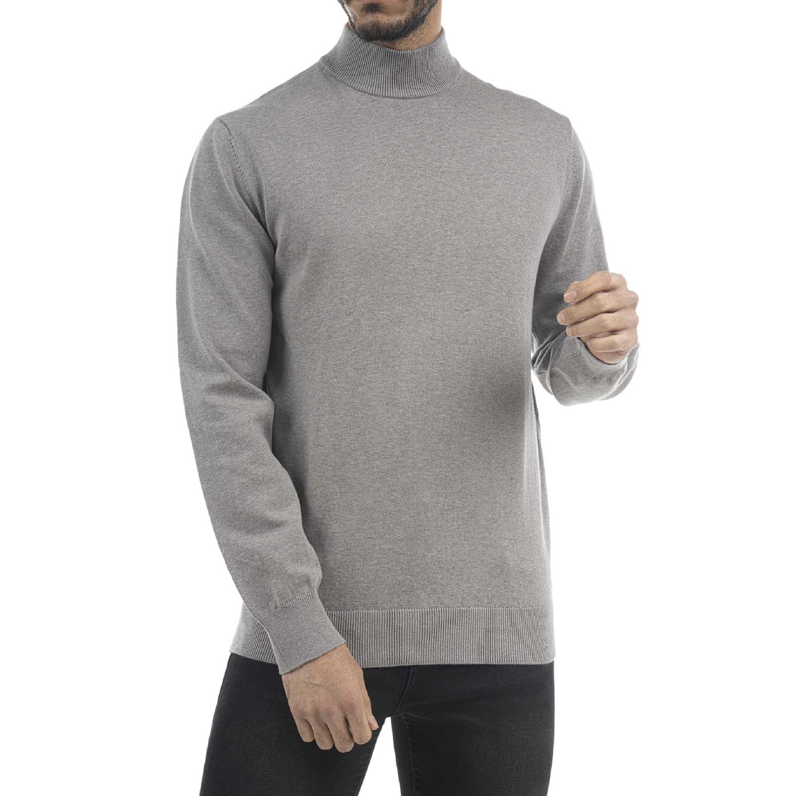 پلیور مردانه جوتی جینز مدل یقه ایستاده کد 1221144 -  - 8