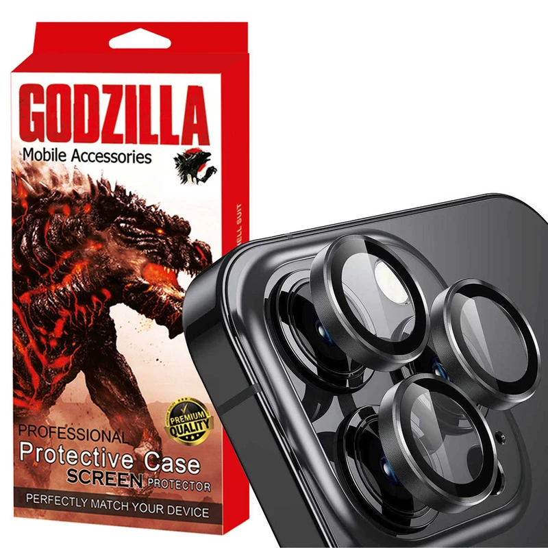 محافظ لنز دوربین گودزیلا مدل رینگی مناسب برای گوشی موبایل اپل Iphone 13 Pro Max / 13 Pro