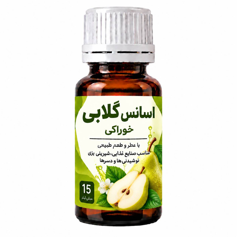 اسانس خوراکی گلابی  ـ  ۱۵ میلی لیتر