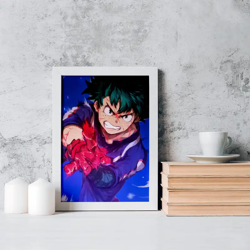 تابلو خندالو مدل دکو انیمه آکادمی قهرمان من کد 16153