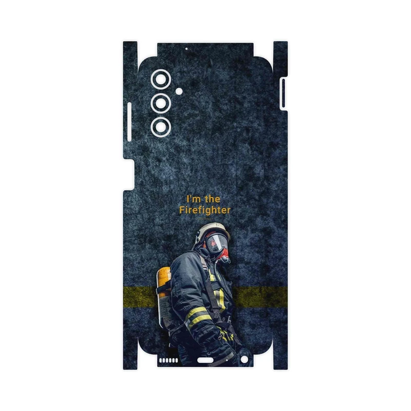 برچسب پوششی ماهوت مدل Firefighter-FullSkin مناسب برای گوشی موبایل سامسونگ Galaxy M13 (India)