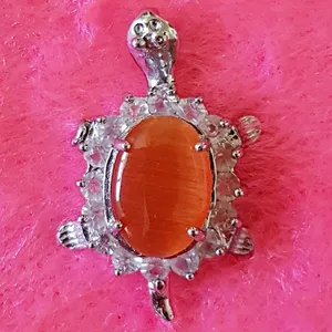 آویز گردنبند زنانه طرح لاک پشت کد PK66