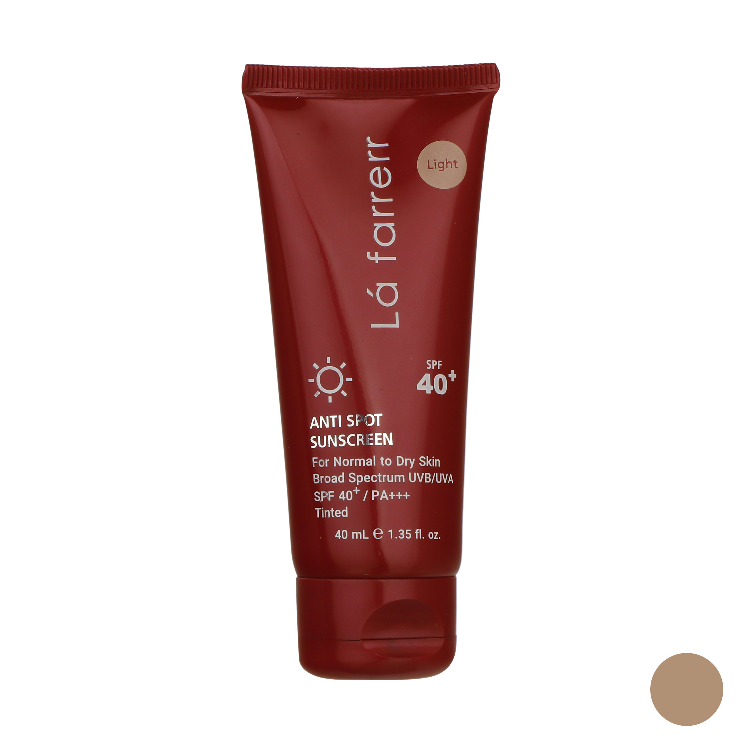 کرم ضدآفتاب و ضد لک رنگی لافارر مدل SPF 40-Light مناسب پوست های خشک و معمولی حجم 40 میلی لیتر کرم ضدآفتاب و ضد لک رنگی لافارر مدل SPF 40-Light مناسب پوست های خشک و معمولی حجم 40 میلی لیتر