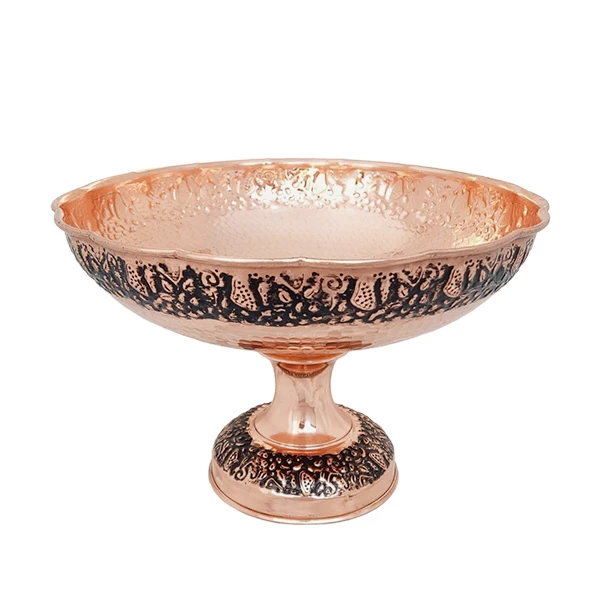 آجیل خوری مسی مدل لب چین کد ZH320.2