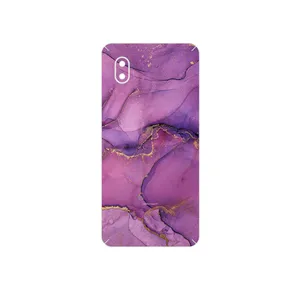 MAHOOT Purple Marble Cover Sticker for Samsung Galaxy A01 Core