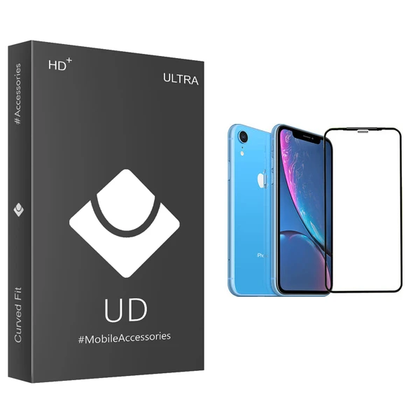 محافظ صفحه نمایش 5D یو دی مدل ULTRA مناسب برای گوشی موبایل اپل iPhone XR