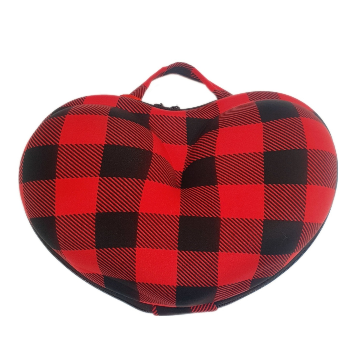 کیف لباس زیر زنانه مدل قلبی چهارخونه