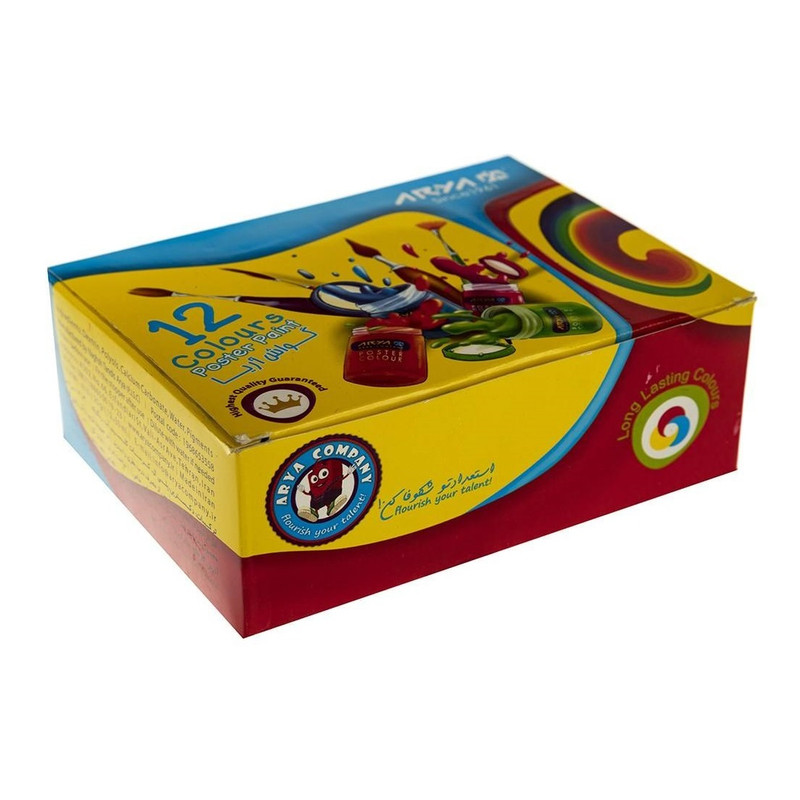 گواش 12 رنگ آریا کد 120