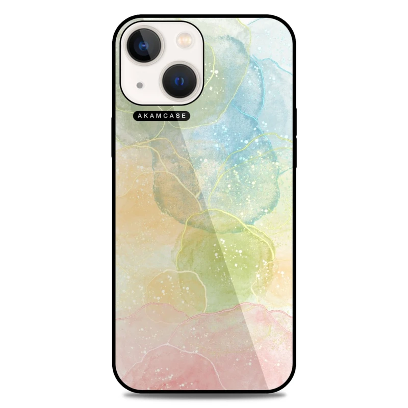 کاور آکام مدل AMC-WA13-WATER COLOR-18 مناسب برای گوشی موبایل اپل iPhone 13