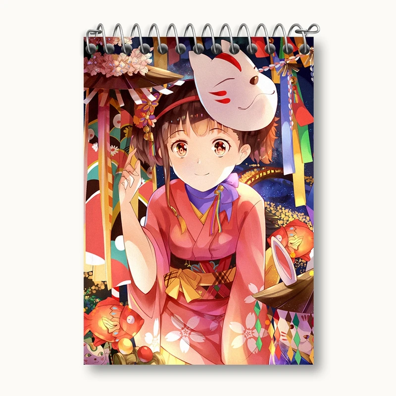 دفتر یادداشت 50 برگ خندالو مدل مومی انیمه کابانری (Kabaneri) کد 35998