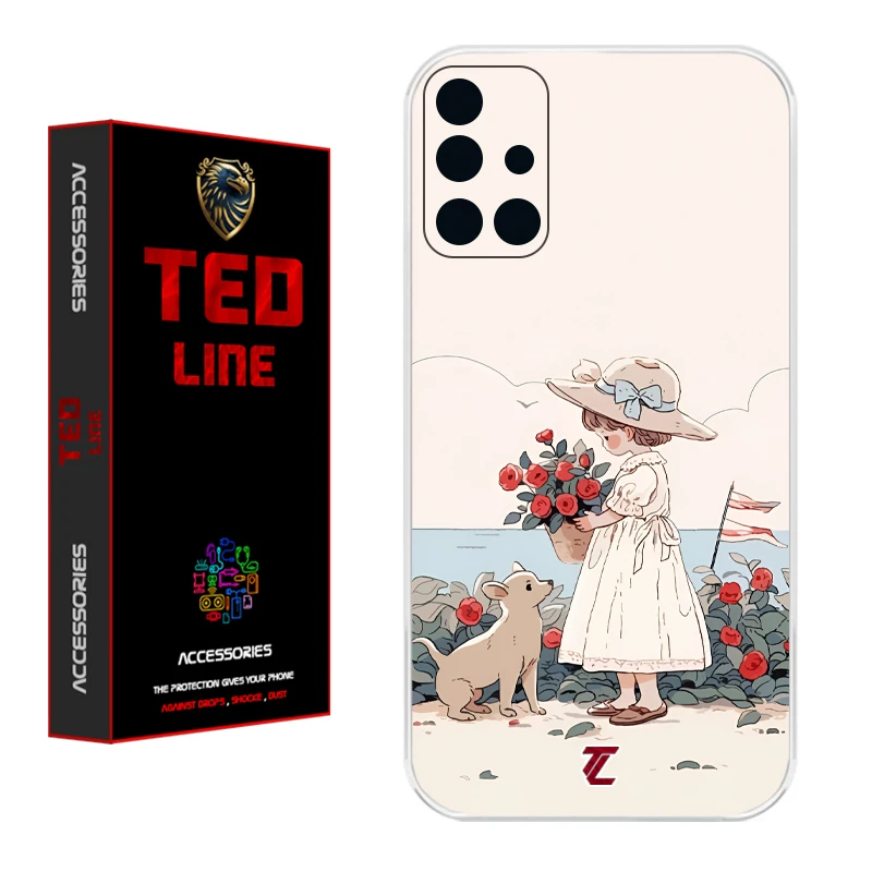 کاور تدلاین طرح دختر کد 1208 مناسب برای گوشی موبایل سامسونگ Galaxy A71