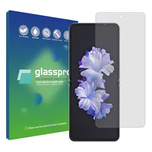 Glass pro Resistant transparent screen protector suitable for Tecno Phantom V Flip