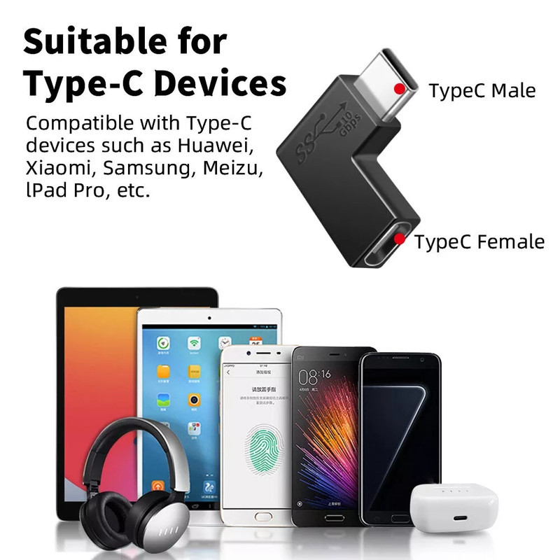 مبدل OTG USB-C به USB-C مدل PM-905 بسته دو عددی