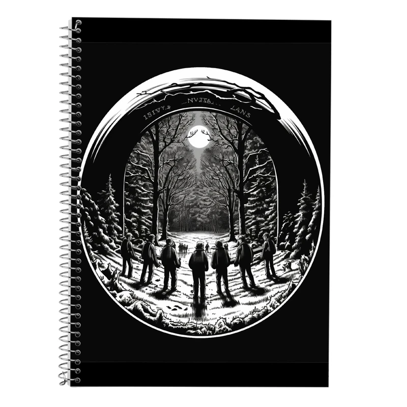 دفتر زبان 50 برگ مدوپد مدل سه خط طرح ChainSaw Man کد DF10941