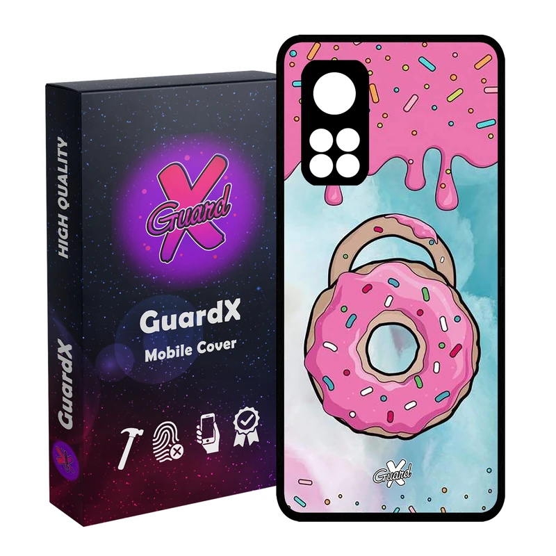 کاور گارد ایکس طرح Donut مدل Glass10069 مناسب برای گوشی موبایل شیائومی Mi 10T / Mi 10T Pro