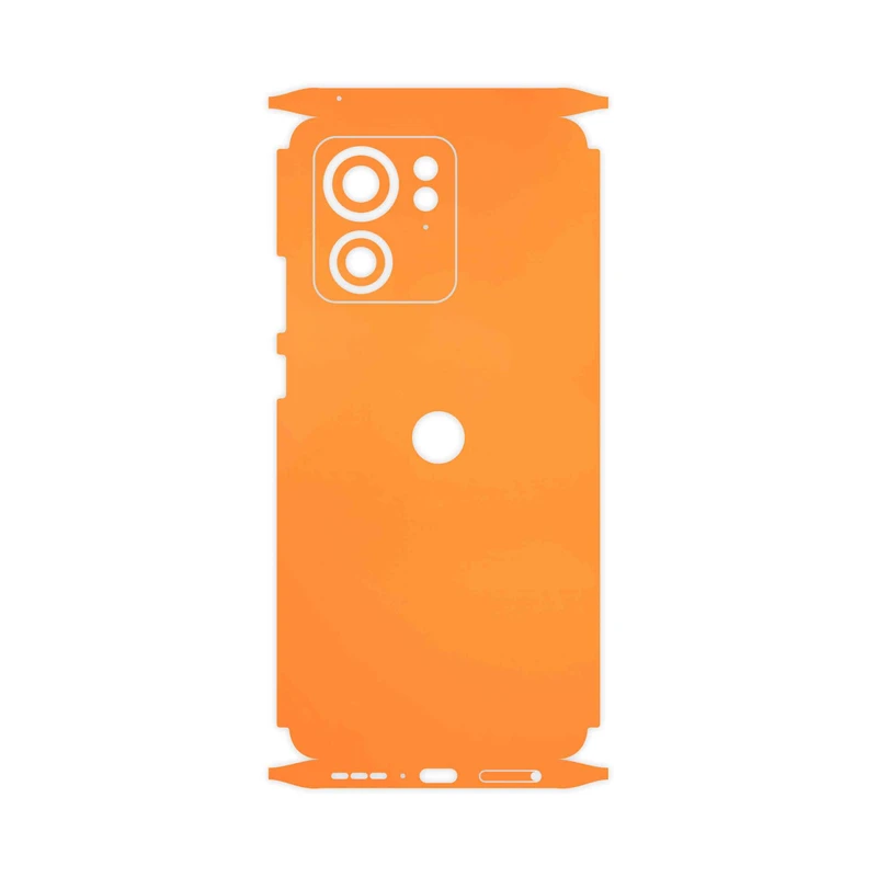برچسب پوششی ماهوت مدل Matte-Orange-FullSkin مناسب برای گوشی موبایل موتورولا Edge 40
