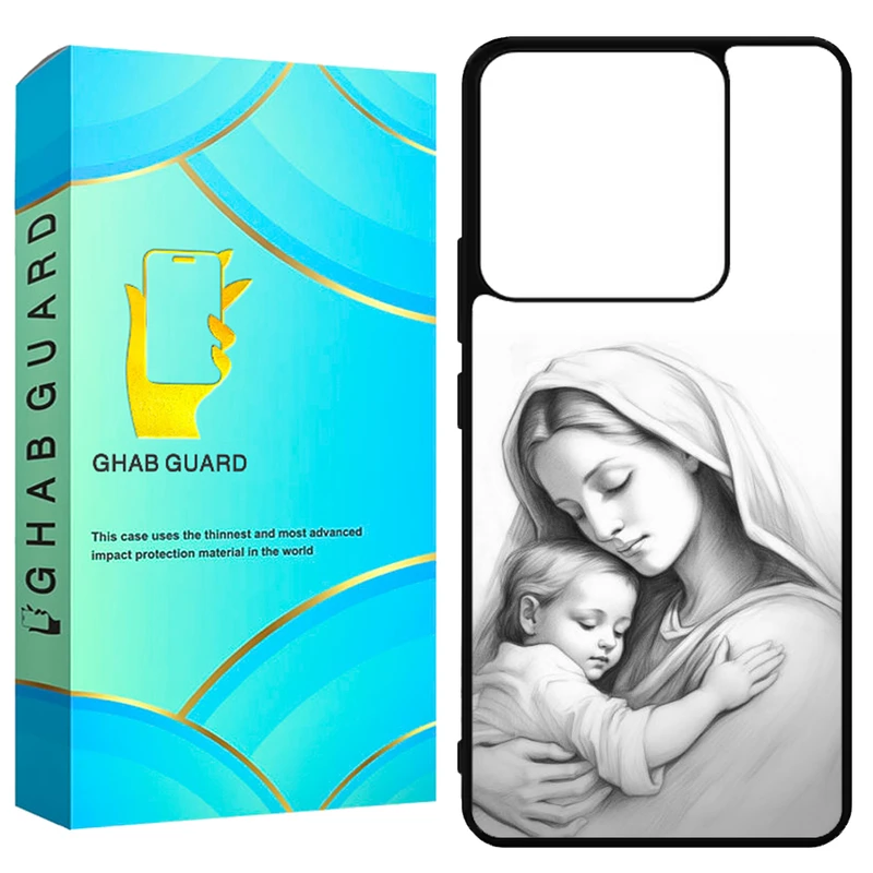 کاور قاب گارد طرح مادر و بچه مدل GN14 مناسب برای گوشی موبایل شیائومی Redmi Note 14 5G