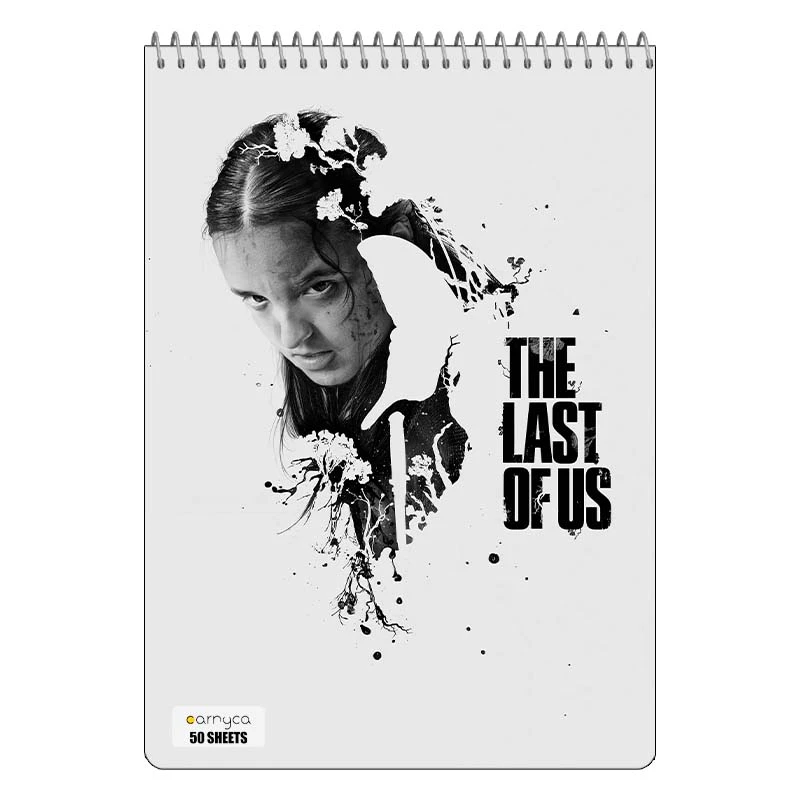دفتر نقاشی 50 برگ سیمی کارنیکا طرح لست اف اس The Last of Us کد 10157