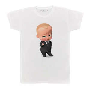 تی شرت بچگانه پرمانه طرح بچه رئیس کد pmt.4164