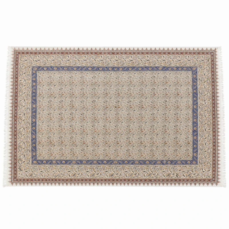 رومیزی قلمکار زابلیان مدل سنتی طرح هزار بادام