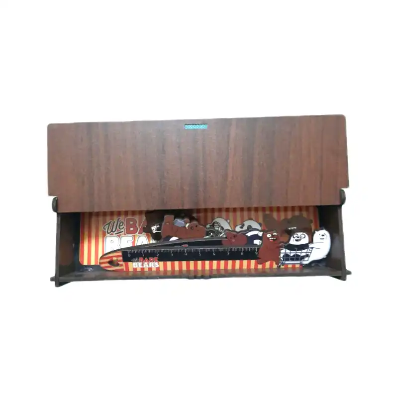 بسته لوازم تحریر طرح خرس های کله فندقی مجموعه 5 عددی