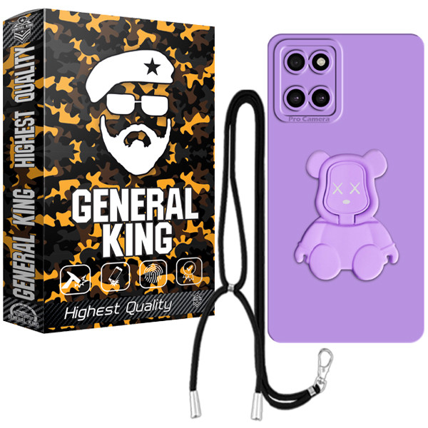  کاور ژنرال کینگ مدل YB-HLD-21 مناسب برای گوشی موبایل سامسونگ Galaxy Note 10 Lite / A81 به همراه بند آویز