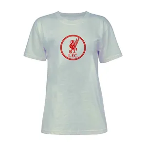 تی شرت آستین کوتاه زنانه مدل  L218 رنگ طوسی