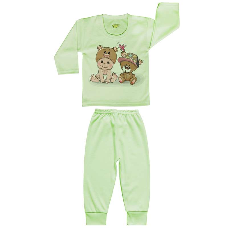 ست تی شرت و شلوار نوزادی کارانس مدل SBSG-3055