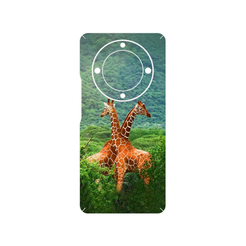 برچسب پوششی ماهوت مدل Giraffe مناسب برای گوشی موبایل آنر Magic 5 Lite
