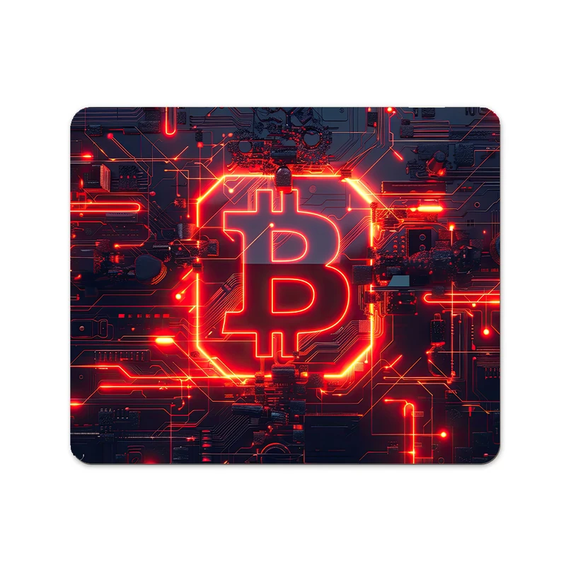 ماوس پد پاد آفرین مدل بیت کوین کریپتو فارکس ترید ارزدیجیتال کد P112 سایز 19*24 سانتی متر