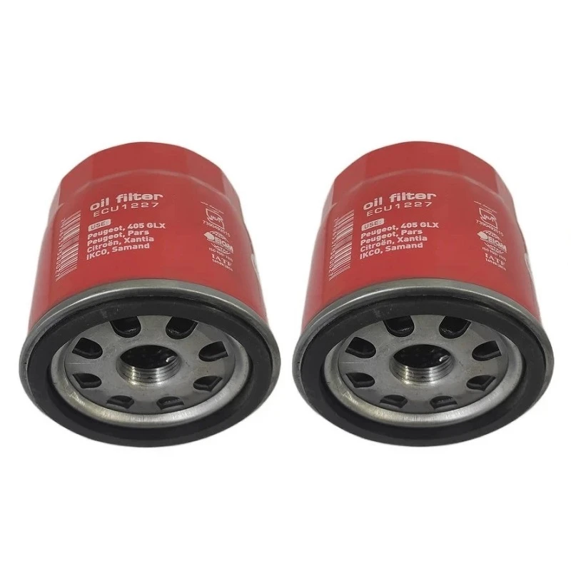 فیلتر روغن اکومکس مدلECU1227 مناسب برای پژو پارس بسته دو عددی