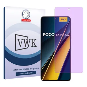 VWK Tough model anti-purple screen protector suitable for Xiaomi Poco X6 Pro mobile phone