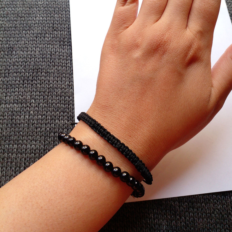 دستبند مردانه مدل HC058 مجموعه دو عددی