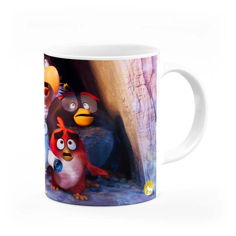 ماگ هومرو طرح انیمیشن پرندگان خشمگین The Angry Birds مدل MG3206