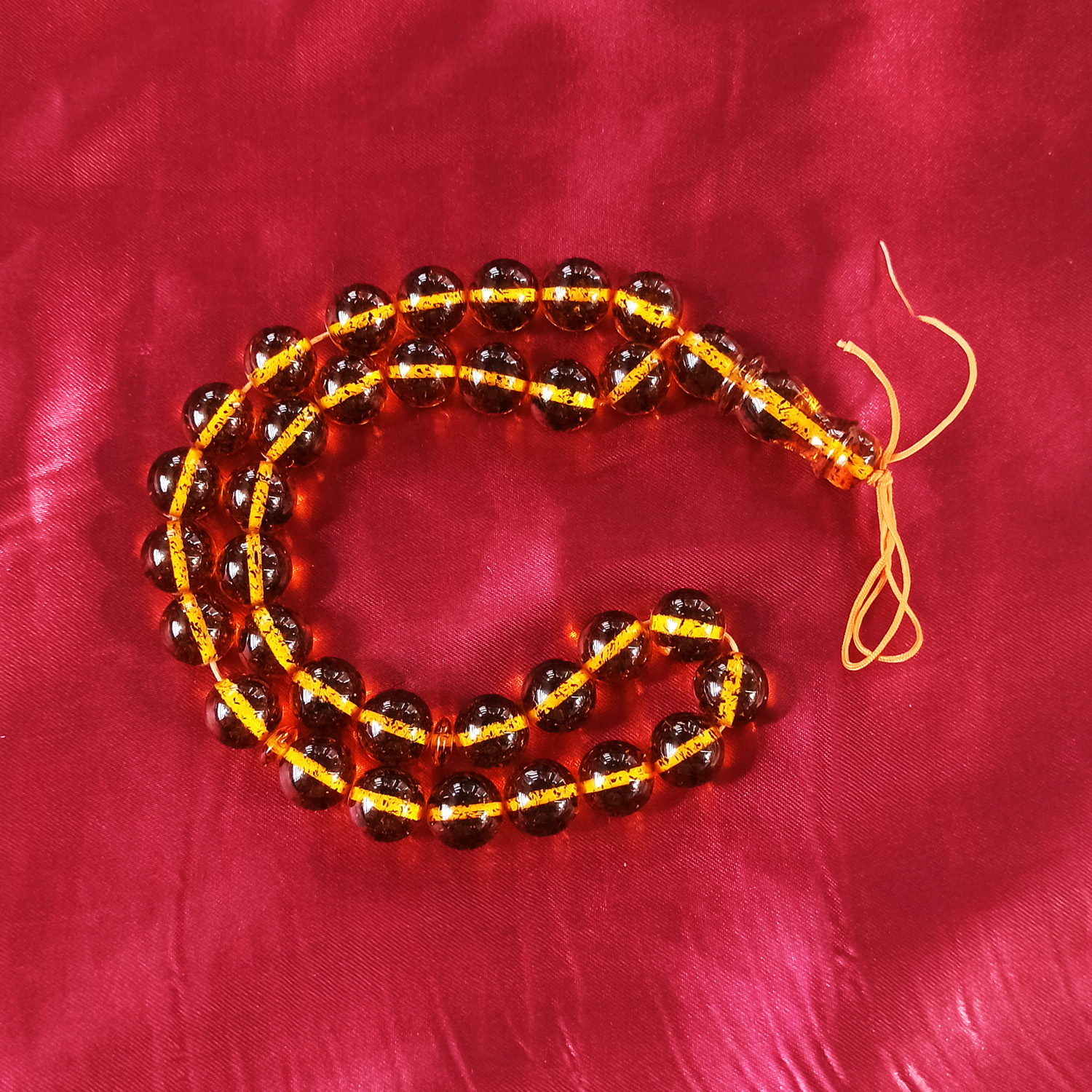 تسبیح کهربا سلین کالا مدل ce-tas-cah37