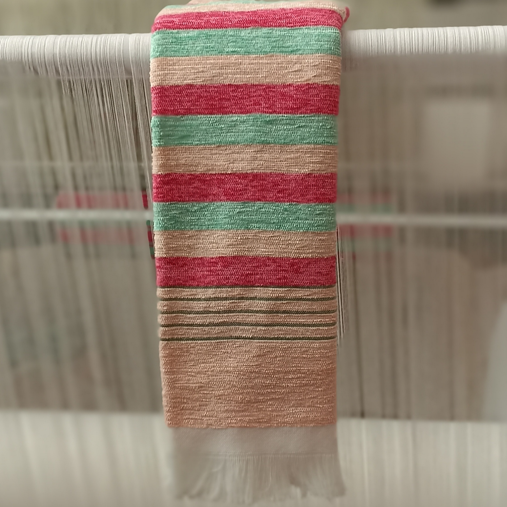 حوله محلی سنتی مدل دستبافت مخمل کد 50  بسته 3 عددی