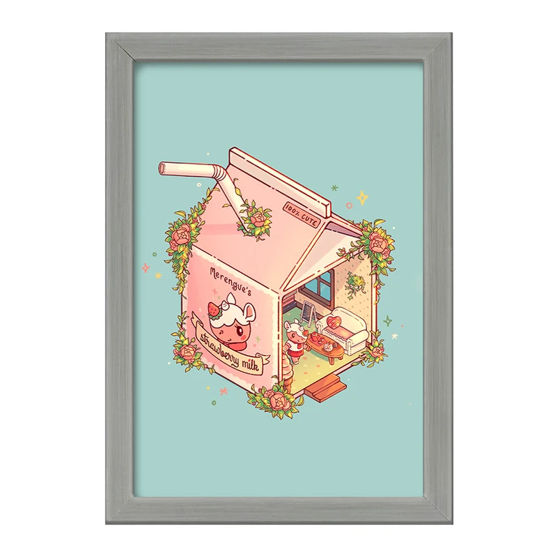 تابلو خندالو طرح بازی انیمال کراسینگ (Animal Crossing) کد 32656