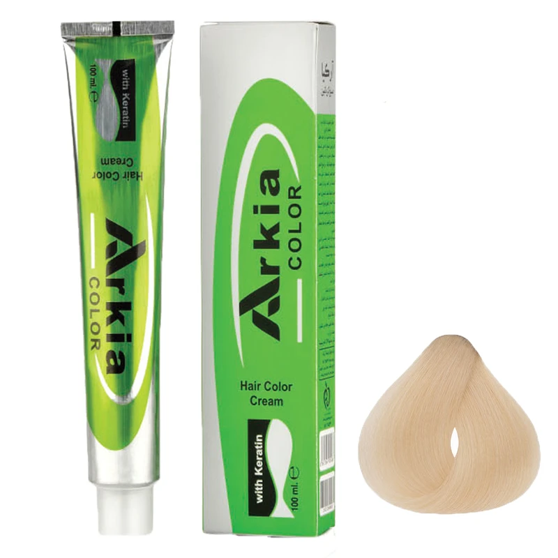 رنگ مو آرکیا شماره 12.10 حجم 100 میلی لیتر رنگ کرم استخوانی 